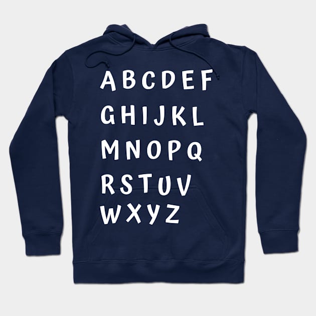 funny alphabet wall Hoodie by GloriaArts⭐⭐⭐⭐⭐